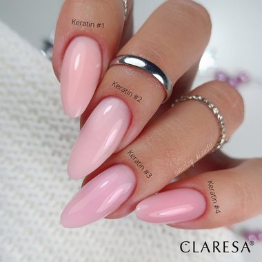 Цветная база 5в1 Claresa EXTEND CARE 5 IN 1 KERATIN 3 5g - Фото №3