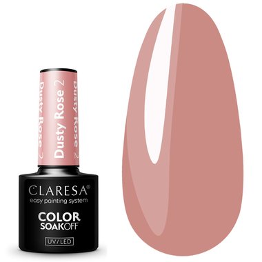 Claresa Hybrid Nagellack DUSTY POSE 2 Staubrosa, 5g