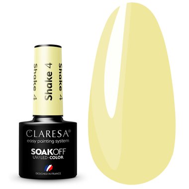 Claresa SHAKE 4 hybride nagellak pastelgeel, 5 ml