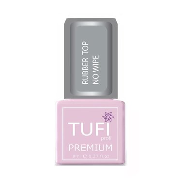 Топ TUFI profi PREMIUM Rubber No Wipe каучуковый без липкого слоя 8 мл  (0100369) - Фото №1