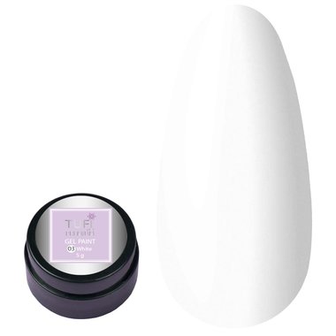 TUFI profi PREMIUM Farbgel Weiß 5 g - Фото №1