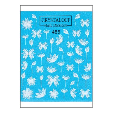Wasseraufkleber Crystaloff Nail Design 485 Blumen -in Deutschlandkaufen