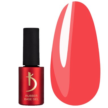 Kodi Color Rubber Base Gel Neon 06 rot 7 ml - Фото №1