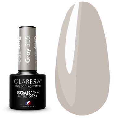 Claresa hybride vernis GRIJS 205, 5 ml