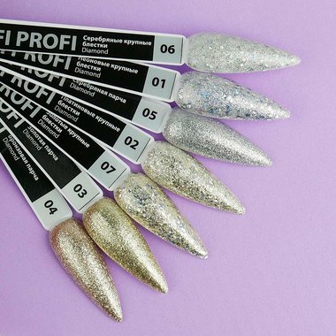 TUFI profi PREMIUM Diamond 04 Glitter Bruin Hybride Vernis 8 ml (0103035) - Фото №4