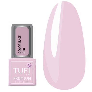 TUFI profi PREMIUM Base 010 Transluzenter rosa Pfirsich 8 ml - Фото №1
