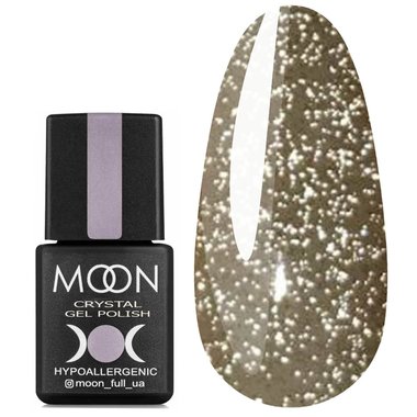 Gel Polish MOON FULL Crystal №6 reflective brown 8 ml