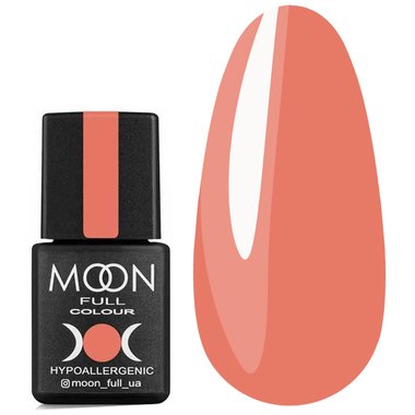 Gel polish for nails Moon Full №614 Spring-Summer Color coral 8 ml