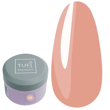UV nail extension gel TUFI profi PREMIUM Gel 05 Cover 30 g (0105937) - Фото №1