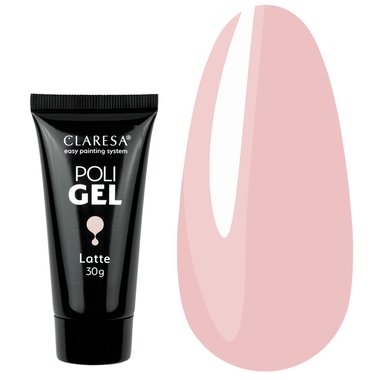 Акригель Claresa POLI GEL LATTE розовый 30 g - Фото №1