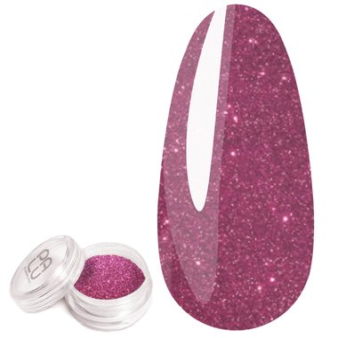 Powder glitter for nails PALU ETERNAL GLOW 5 burgundy 1 g - Фото №1