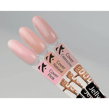 Гель для наращивания F.O.X Jelly Cover Natural нюд 30 мл - Фото №2