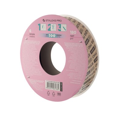 Donut in een rol met schuurband Staleks Pro PapMam ATSC-180 - Фото №2