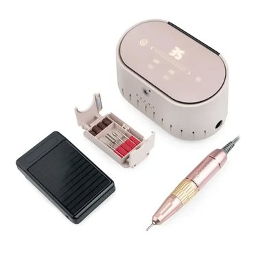 Nail drill BUCOS Nail Drill X3 PRO POWDERY 65W 35 000 prm pastel pink - Фото №1