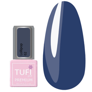 Gellack TUFI profi PREMIUM Lollipop №02 Blaubeere 8 ml (0227091) - Фото №1