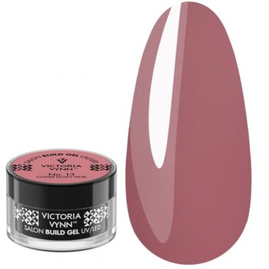 BUILD GEL 13 Abdeckung Dusty Pink  / 50ml Żel budujący, różowy