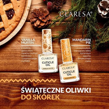 Масло для кутикулы Claresa Mandarin Pie 5 мл - Фото №2
