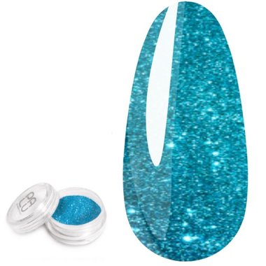 Nagel glitterpoeder PALU ETERNAL GLOW 9 groen 1 g