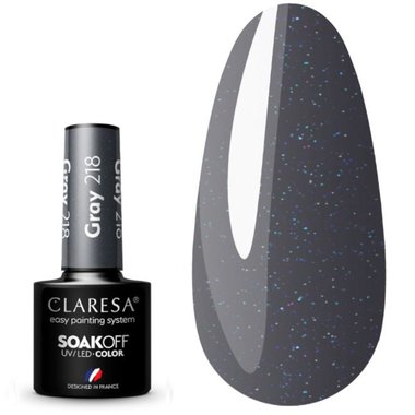 Claresa GRAY 218 hybride nagellak -5 ml
