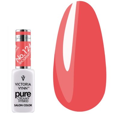 Gellack PURE CREAMY HYBRID 124 Shocking Coral