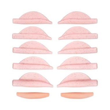 ZOLA Pinky Shiny Pads lamineerrollenset, roze, 6 paar - Фото №2