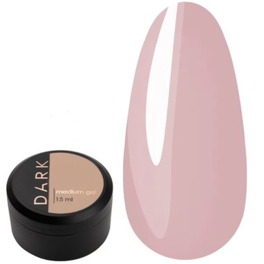 DARK Medium Gel №17 beige, 15 ml - Фото №1