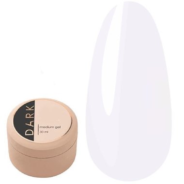 Gel for extensions DARK Medium Gel №02 milk, 30 ml - Фото №1