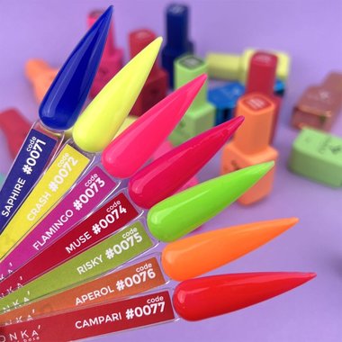 DNKa Cover #0077 Campari rood neon Base 30 ml (DNKA0077-30) - Фото №2