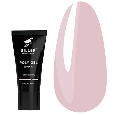 Modeling polygel Poly Gel Siller №1 lilac 30 ml - Фото №1