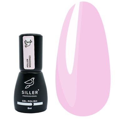 Gel polish SILLER Wedding №03 pink 8 ml (u0000010621) - Фото №1