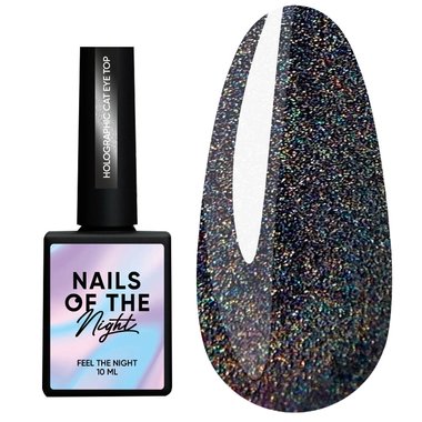 Топ NAILSOFTHENIGHT Holographic Cat eye, 10 ml - Фото №1