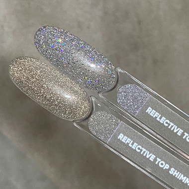 Топ NAILSOFTHENIGHT Reflective top Shimmer, 10 ml - Фото №2