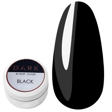 Гель-краска Dark Black gel paint 5 г - Фото №1