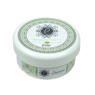 Сахарная паста Enova зеленая с бергамотом (мягкая) 250 г