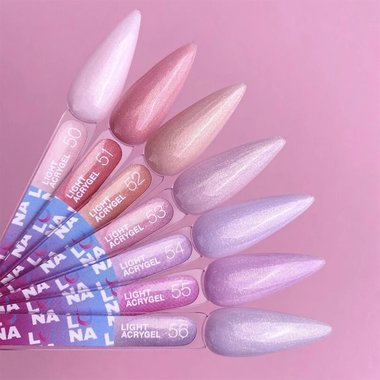 Acrygel LUNA Light №56 gray-violet with shimmer 13 ml (249-2711-0549) - Фото №4