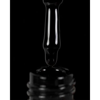 Hybride vernis DONKER Nieuwe collectie 02 zwart 10 ml - Фото №3