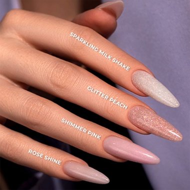 Acrylgel Victoria Vynn MASTER GEL 15 Glitter Peach 60 g - Фото №2
