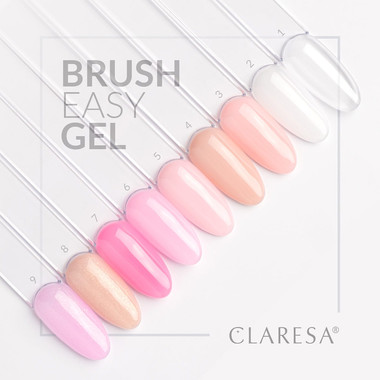 Claresa BRUSH EASY GEL 7, 5g bouwgel - Фото №2