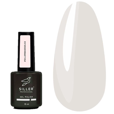 Nagelbasis Siller Base Gel №002 melkachtig 15 ml - Фото №1