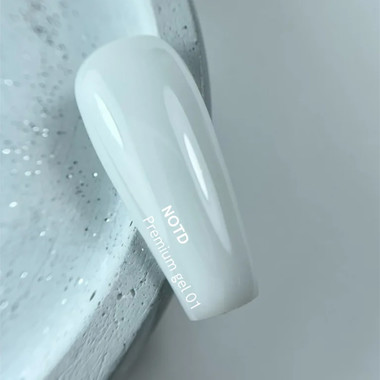 Aufbaugel NAILSOFTHEDAY Premium Gel 01 milchig 30 ml - Фото №3