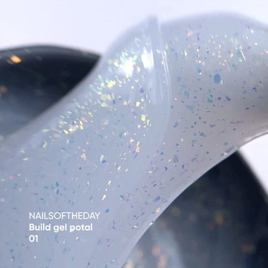 NAILSOFTHEDAY Build gel potal 01 milky 15 ml - Фото №2