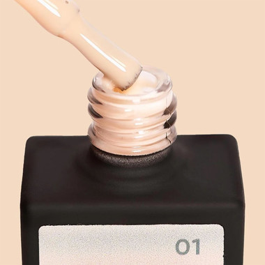 Color base NAILSOFTHEDAY 01 sandy beige 10 ml - Фото №2