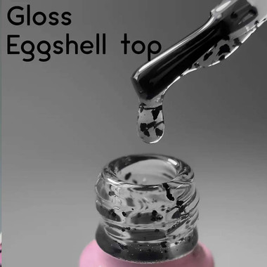 Toki-Toki Gloss Eggshel Top No wipe 5 ml - Фото №2