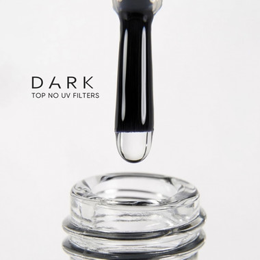 DARK No UV Filters hybride top coat zonder plaklaag en UV filters 15 ml - Фото №2