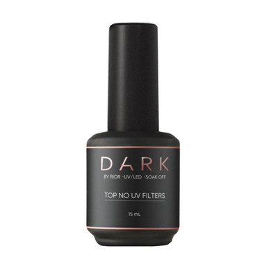 DARK No UV Filters hybride top coat zonder plaklaag en UV filters 15 ml - Фото №1