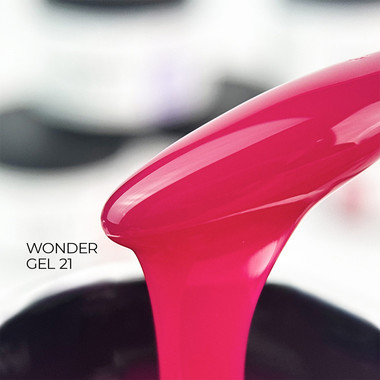 Siller UV/LED One Phase Wonder Gel №21 Fuchsia Extension Gel 30 ml (NF-00021889) - Фото №3