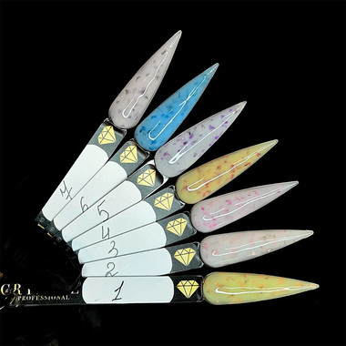 Gel zur Haarverlängerung Crystal Builder Gel Spring Vibe №1 gelb mit getrockneten Blüten 15 ml - Фото №2