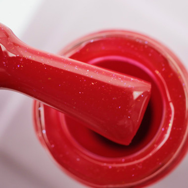 Gellak TUFI profi CABARET 09 Rood met glitter 15 ml (0321347) - Фото №3