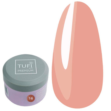 Гель для наращивания TUFI profi Builder Gel UV/LED 16 Apricot 30 мл (0324530) - Фото №1