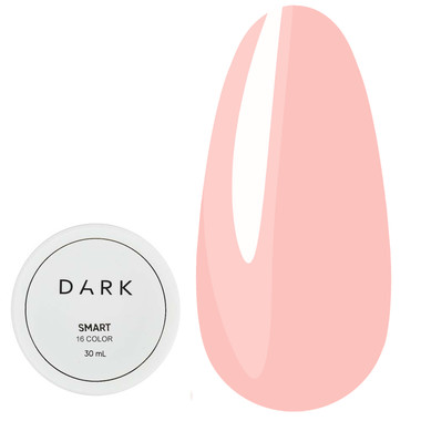 Гель для наращивания Dark Smart Builder gel 16 персиково-розовый 30 мл - Фото №1